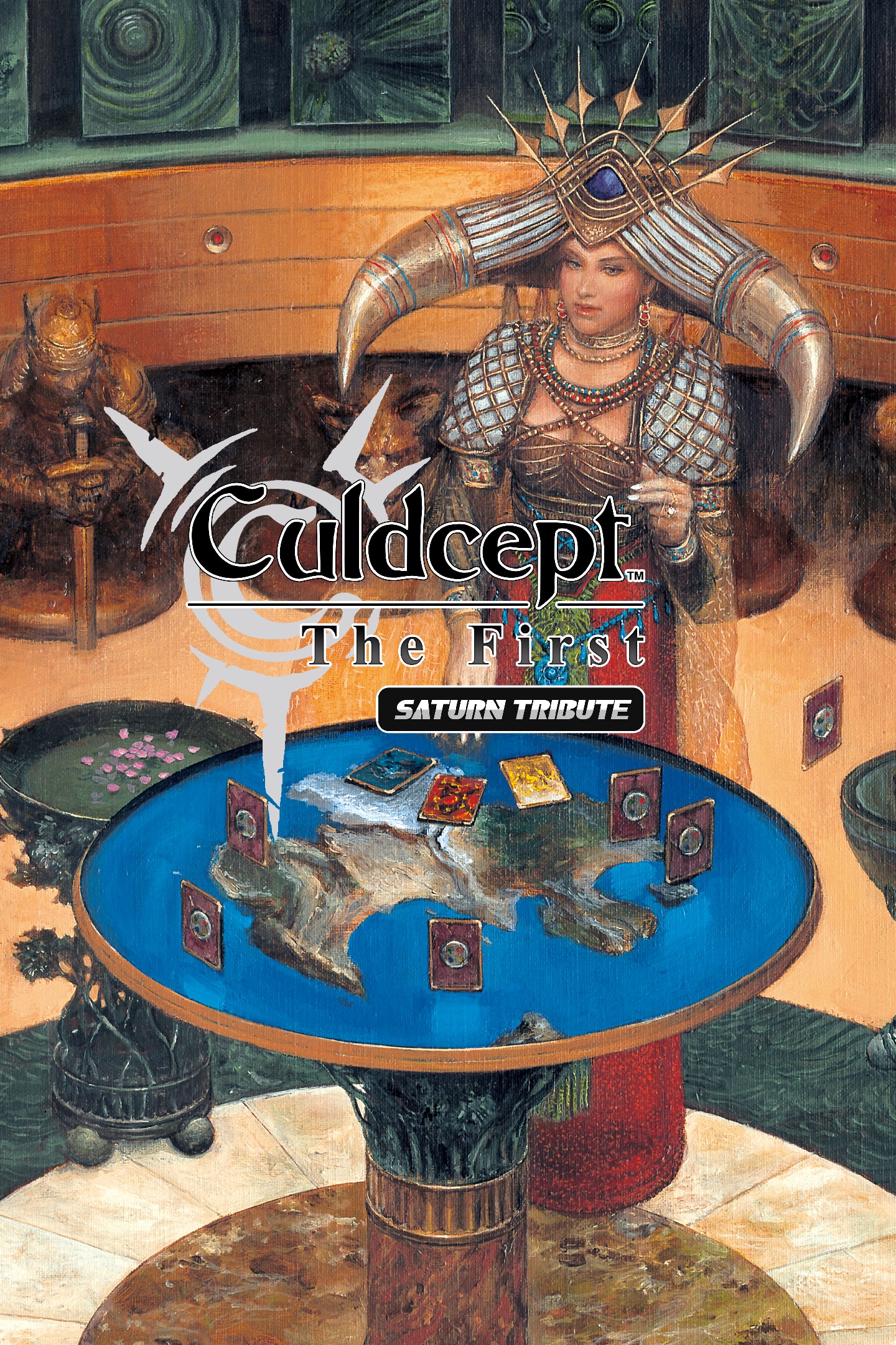 Culdcept The First Saturn Tribute official portrait cover with exact culdcept the first saturn tribute logo