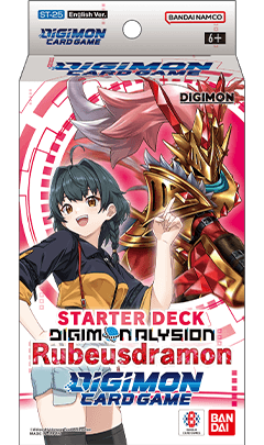 Digimon Alysion — Rubeusdramon official product artwork